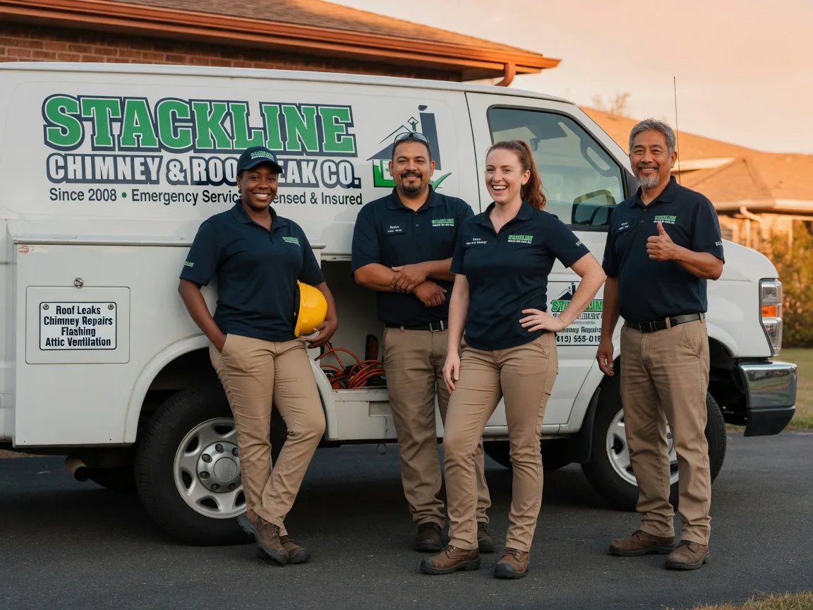 Chimney flashing repair company in Ben Franklin, TX